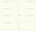 SATURNUS Gyűrűs kalendárium betét SATURNUS L358 bianco heti tervező sárga lapos (24SL358-CHA) - fotoland