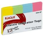 Eagle Oldaljelölő EAGLE 652-5P papír pasztell vegyes szín 4x25 lap (150-1374) - fotoland