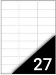 Fortuna Etikett FORTUNA 70x31mm univerzális 2700 címke/doboz 100 ív/doboz (01.01317) - fotoland