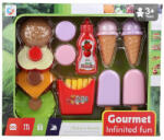 Magic Toys Gourmet hamburgeres élelmiszer készlet jégkrémmel (MKM359455)