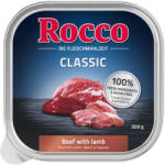 Rocco 9x300g Rocco Classic tálcás nedves kutyatáp 9 x 300 g- Marha & bárány