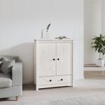 vidaXL Servantă, alb, 83x41, 5x100 cm, lemn masiv de pin (823515) Comoda