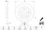 Bosch Disc frana BOSCH 0 986 479 G90 (0 986 479 G90) - automobilus