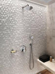 FERRO Algeo falon belüli zuhanyszett, króm BAG7P-SET1-S (BAG7P-SET1-S)