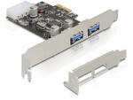 Delock PCI Express kártya > 2x USB 3.0, 5Gbps (89243) - dstore