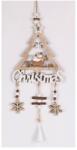 Yala Design Karácsonyi ajtó és ablakdísz lógó dekoráció hóemberes 5451-B (54561-B)