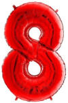 Grabo Balon folie cifra 8 rosu 66 cm - articole-petreceri - 17,99 RON