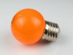 Forever Light Színes Led izzó, G45, narancssárga, E27 foglalat, 2 W, 5 db készlet (RTV003601)