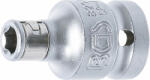 BGS technic BGS-8201 Golyós behajtófej-adapter | 12, 5 mm (1/2") - Belső hatszögletű 6, 3 mm (1/4") (BGS-8201)