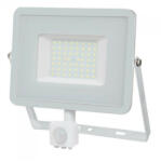 V-TAC Mozgásérzékelős PRO-W LED reflektor (50 Watt/100°) meleg fehér (23884)