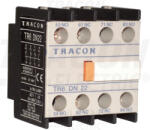 Tracon Homlokoldali segédérintkező TR1D/F és TR1E kontaktorokhoz 230V, 50Hz, 2A, 3×NC+1×NO (TR6DN13)