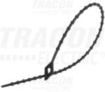Tracon Gyöngyös nyitható kábelkötegelő 100×1, 2mm, fekete (100F-GY)
