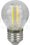 TRACON COG LED gömb fényforrás, átlátszó E27, 4W, 2700K (FILG454WW)