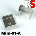 V-TAC Alumínium RS profil eloxált (MINI-01-A) fém rögzítő (14269)