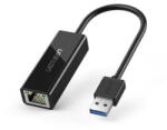 UGreen ADAPTOR RETEA Ugreen, "CR110" USB 2.0 to Gigabit RJ-45 10/100 Mbps Adapter, LED, negru "20254" (include TV 0.18lei) - 6957303822 (20254)
