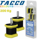 VECAMCO TACCO 9898-038 (200kg) 4db/csomag sárga Klíma kültéri rezgéscsillapító gumibak (9898-038)
