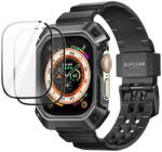 Supcase Accesoriu smartwatch Supcase Set husa, curea si 2 folii Unicorn Beetle Pro compatibil cu Apple Watch Ultra 49mm Black (843439120921)