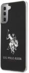 U. S. Polo Assn Protectie Spate US Polo Assn. Shiny Big Logo Collection pentru Samsung Galaxy S21 Plus (Negru)