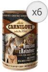 CARNILOVE Wild Meat Nedves kutyaeledel, Vadhús és rénszarvas, 6x400g