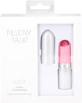 Pillow Talk Lusty - akkus, nyelves rúdvibrátor (fehér-pink)