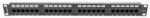 LANBERG PPU6-1024-B 19" 1U 24port Cat6 UTP árnyékolatlan fekete patch panel (PPU6-1024-B)