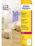 AVERY L7784-25 210x297mm 25db-os poliészter víztiszta etikett (L7784-25) - bestbyte