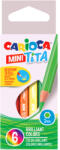 CARIOCA Carioca: Mini Tita törésálló színesceruza szett 6db-os (42322) - jatekshop