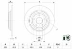 Bosch Disc frana BOSCH 0 986 479 F79 (0 986 479 F79) - automobilus