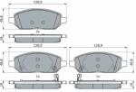 Bosch set placute frana, frana disc BOSCH 0 986 494 906 (0 986 494 906)