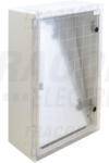 Tracon Műanyag elosztószekrény átlátszó ajtóval (TME705025T)