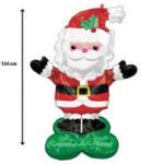anagram Óriás fólia lufi dekoráció, Airloonz, 53" 134cm Mikulás, csak levegővel tölthető (LUFI293378)