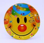  Papírtányér Smiley 23cm 6db (LUFI728073)