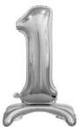Godan Talpas számos lufi 29" (74cm) fólia szám, számjegy, 1 csak levegővel tölthető, Ezüst (MF5902973129304)