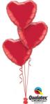  Héliumos luficsokor 3db 45cm-es szív lufi, szerelem, szív, Valentin nap - INGYENES GLS szállítással (LUFI120359)