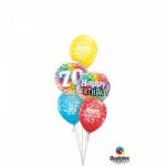  Héliumos luficsokor szülinapra, 70-es - INGYENES GLS szállítással (LUFI877306)