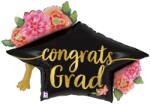  Ballagási óriás lufi 40" 104cm Congrats GradBallagási kalap (LUFI600174)