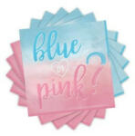 Amscan Szalvéta babaváróra 33x33cm 16db Blue or Pink (LUFI966391)