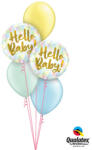  Héliumos luficsokor babaszületésre Hello Baby-Ingyenes GLS szállítással (LUFI759350)