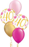  Héliumos luficsokor szülinapra - 40-es - INGYENES GLS szállítással (LUFI147313)