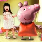  Óriás álló lufi, sétáló, airwalkers 36 inch 91 cm Peppa malac (LUFI146471)