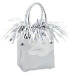  Léggömbsúly, nehezék 160g ajándéktasak forma, Ezüst , 4985 (LUFI978859)