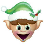  Óriás lufi 35" 89cm ELF, 52935 (bwq52935)