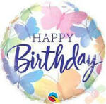 Qualatex Szülinapi lufi 18" 45cm Happy Birthday (LUFI461252)