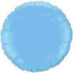  Egyszínű kerek lufi 18" 45cm Világoskék, (LUFI758428)
