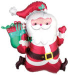  Óriás lufi 30" 76cm Télapó, Mikulás, 36006 (LUFI752540)