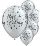 Qualatex Szülinapi latex lufi 11" 28cm 6db Happy Birthday! , 17928 (LUFI672395)