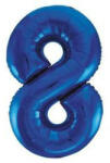 Partydeco Számos lufi 34" 86cm óriás Sötétkék szám 8-as (LUFI703820)