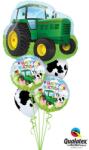  Héliumos luficsokor szülinapra, traktor, Happy Birthday - INGYENES KISZÁLLÍTÁSSAL (LUFI374104)