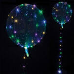 anagram Buborék lufi 40cm, színes led világítással (LUFI310243)