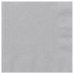  Szalvéta 33x33cm egyszínű 20db Ezüst p3342 (LUFI177465)